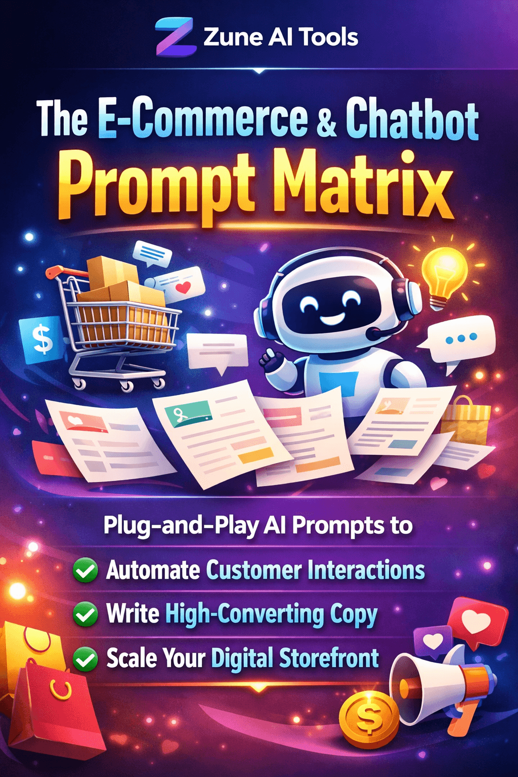 The E-Commerce & Chatbot Prompt Matrix